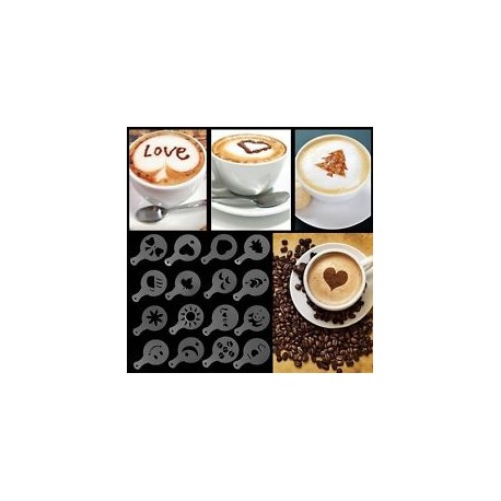 Pochoirs pour cafés 