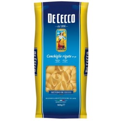 Conchiglie rigate De Cecco kg. 0.5 