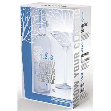  Vodka Belvédère Coffret