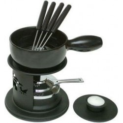 Set 2 de assiettes à Raclette - décor Alpes - Heidi Cheese Line