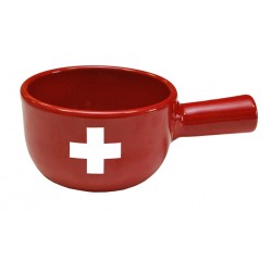 Caquelon Céramique Rouge 12cm