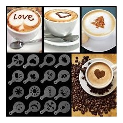 Pochoirs pour cafés 