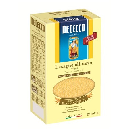 Lasagna timballo De Cecco kg. 0.5 