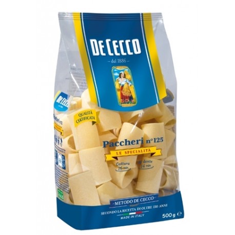 Paccheri De Cecco kg. 0.5