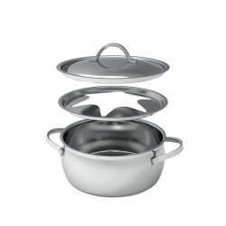 Caquelon à fondue inox 2.7 - Kisag