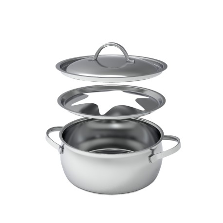 Caquelon à fondue inox 2.7 - Kisag