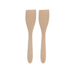 Lot de 2 spatules en bois - Kisag