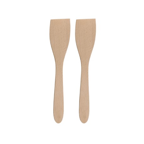 Lot de 2 spatules en bois - Kisag