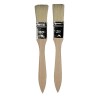 Lot de2 pinceaux en bois - Kisag