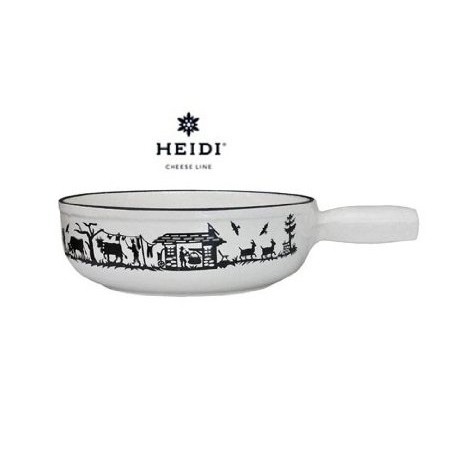 Caquelon à fondue blanc Heidi Cheese Line